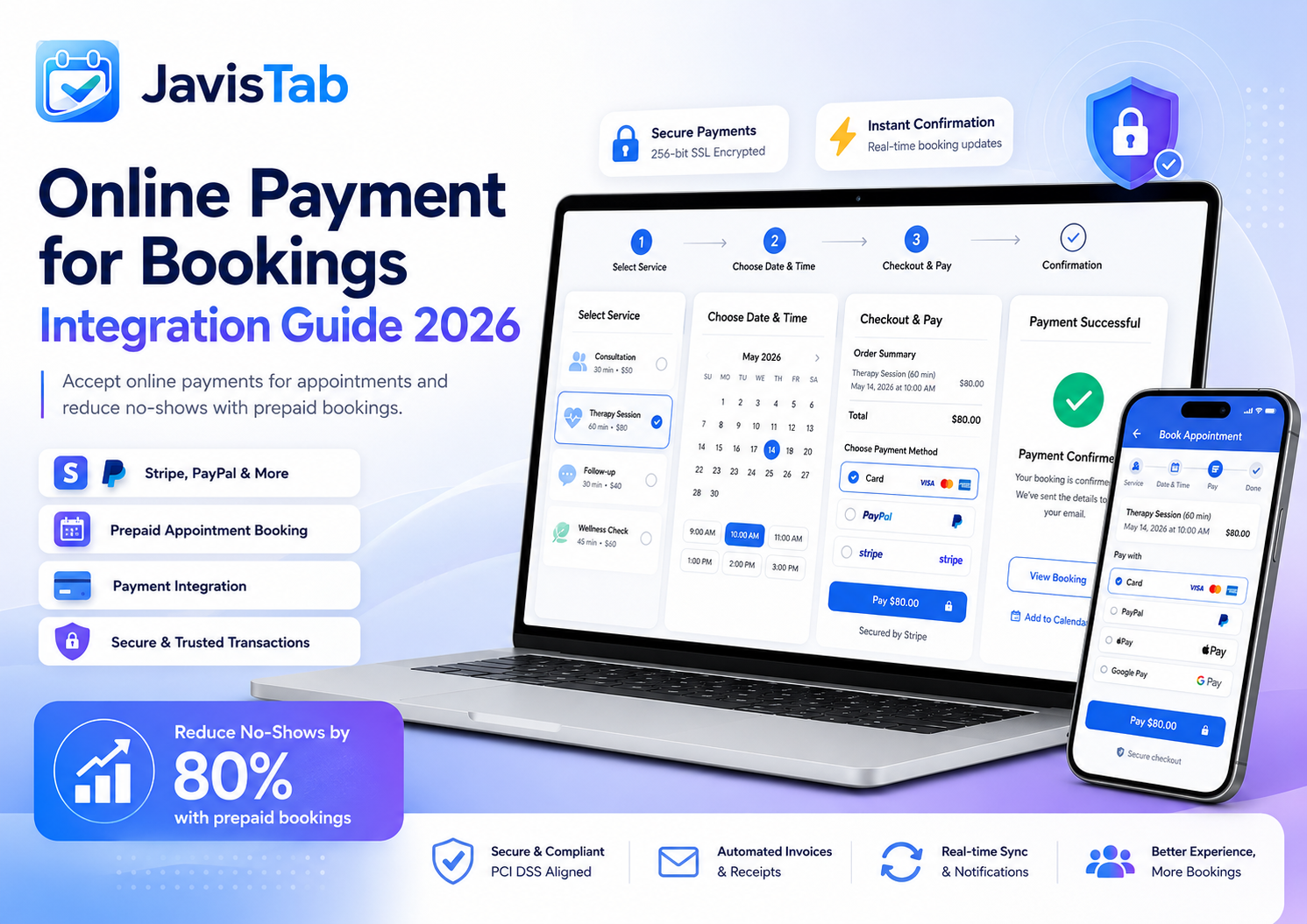 JavisTab Booking Pro — real-time floor plan dashboard
